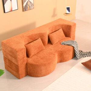 Modern Fabric Compression Sofa Folding Sofa Set Furniture Sofa Bed Living Room